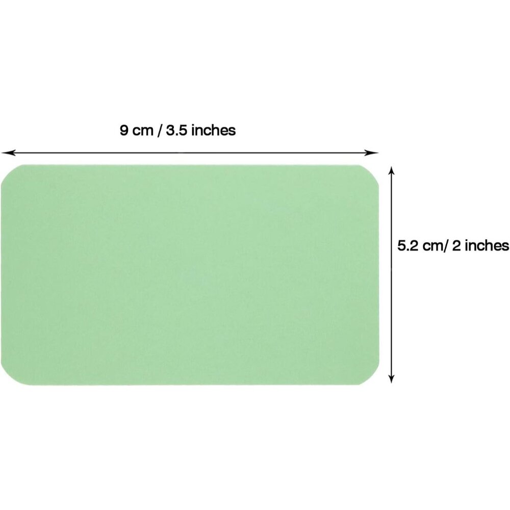 100PCS Small Blank Paper Message Note Business Cards Double-Sided Mini Greeting - Picture 3 of 6